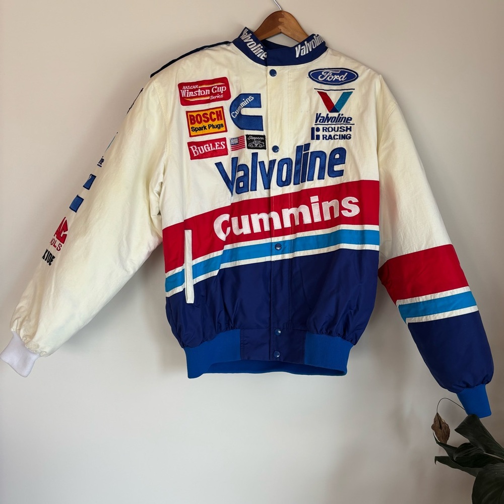 Vintage Valvoline Racing Bomber Jacket  Mark Martin 1990’s